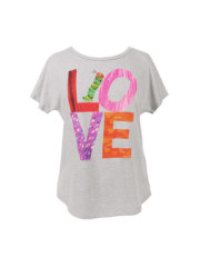 World of Eric Carle: Love from The Very Hungry Caterpillar Gray Women's Relaxed Fit T-Shirt X-Small 