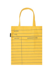 Library Card (Light Yellow) Tote Bag 