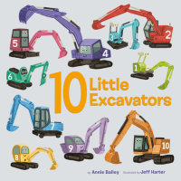 Cover of 10 Little Excavators cover