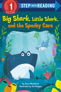 Book cover for Big Shark, Little Shark, and the Spooky Cave