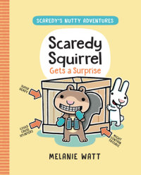 Cover of Scaredy Squirrel Gets a Surprise cover