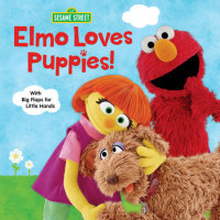 Book cover for Elmo Loves Puppies! (Sesame Street)