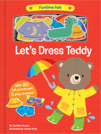 Book cover for Let\'s Dress Teddy
