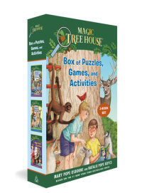 Book cover for Magic Tree House Box of Puzzles, Games, and Activities (3 Book Set)
