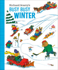 Book cover for Richard Scarry\'s Busy Busy Winter