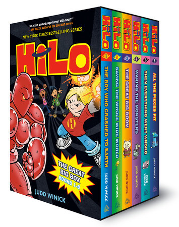 Hilo Book Series 1-6: Judd Winick: : Books