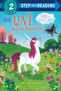 Book cover for Uni and the Butterfly (Uni the Unicorn)