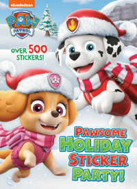Cover of Pawsome Holiday Sticker Party! (PAW Patrol)