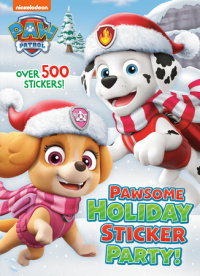 Book cover for Pawsome Holiday Sticker Party! (PAW Patrol)