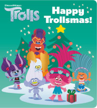 Book cover for Happy Trollsmas! (DreamWorks Trolls)