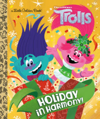 Book cover for Holiday in Harmony! (DreamWorks Trolls)