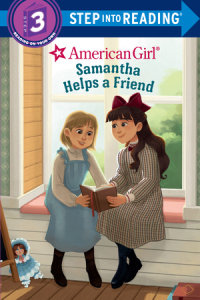 Book cover for Samantha Helps a Friend (American Girl)
