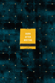 BURN AFTER WRITING-CELESTIAL JOURNAL - Bonne Fête