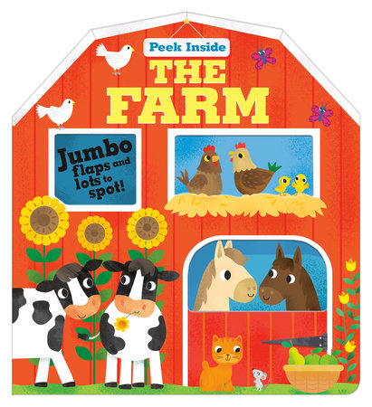 Peek Inside The Farm by Becky Davies 9780593430569