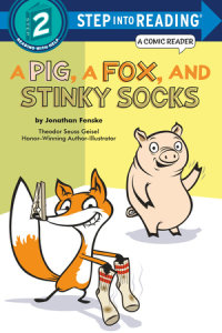 Book cover for A Pig, a Fox, and Stinky Socks