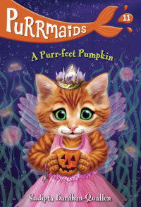 Book cover for Purrmaids #11: A Purr-fect Pumpkin