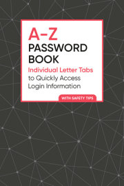 A-Z Password Book 