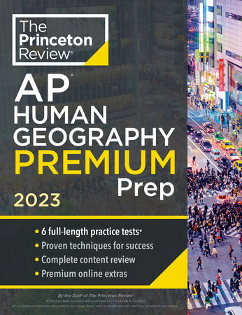 Princeton Review AP Human Geography Premium Prep, 2023 by The