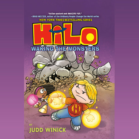 Hilo Book 4: Waking the Monsters Cover