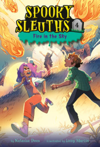 Book cover for Spooky Sleuths #4: Fire in the Sky