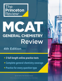 Book cover for Princeton Review MCAT General Chemistry Review, 4th Edition