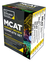 Book cover for Princeton Review MCAT Subject Review Complete Box Set, 4th Edition