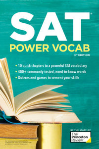 Book cover for SAT Power Vocab, 3rd Edition