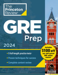 Cover of Princeton Review GRE Prep, 2024