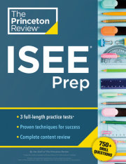 Princeton Review ISEE Prep 