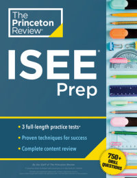 Cover of Princeton Review ISEE Prep cover