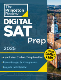 Book cover for Princeton Review Digital SAT Prep, 2025