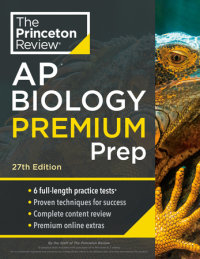 Book cover for Princeton Review AP Biology Premium Prep, 27th Edition