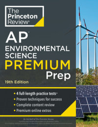 Book cover for Princeton Review AP Environmental Science Premium Prep, 19th Edition