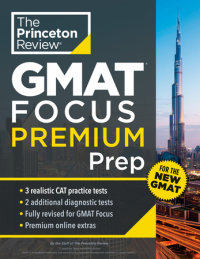 Book cover for Princeton Review GMAT Focus Premium Prep