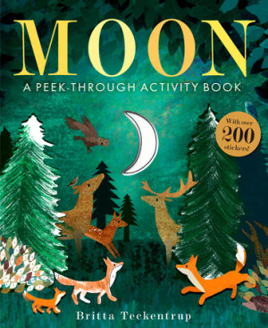 Cover of Moon: A Peek-Through Activity Book: With over 200 stickers