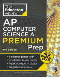 Book cover for Princeton Review AP Computer Science A Premium Prep, 9th Edition