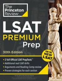 Book cover for Princeton Review LSAT Premium Prep, 30th Edition