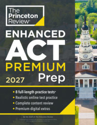 Cover of Princeton Review Enhanced ACT Premium Prep, 2027 cover