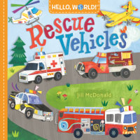 Book cover for Hello, World! Rescue Vehicles