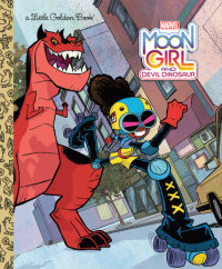 Book cover for Moon Girl and Devil Dinosaur Little Golden Book (Marvel)