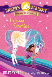 Book cover for Unicorn Academy Treasure Hunt #2: Evie and Sunshine