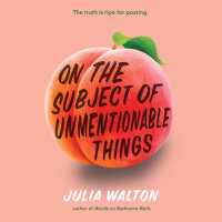 Cover of On the Subject of Unmentionable Things cover