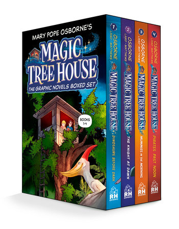  Magic Tree House Boxed Set, Books 9-12: Dolphins at Daybreak,  Ghost Town at Sundown, Lions at Lunchtime, and Polar Bears Past Bedtime:  9780375825538: Mary Pope Osborne, Sal Murdocca: Books