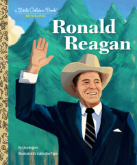 Book cover for Ronald Reagan: A Little Golden Book Biography
