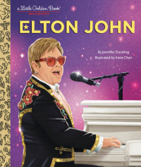 Book cover for Elton John: A Little Golden Book Biography