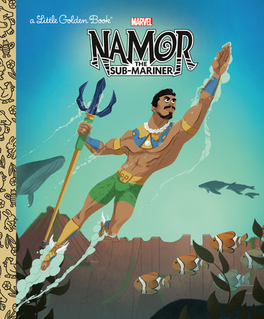 Namor the Sub Mariner Little Golden Book Marvel by Dave Croatto