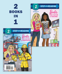 Book cover for You Can Be a Teacher/You Can Be a Firefighter (Barbie)