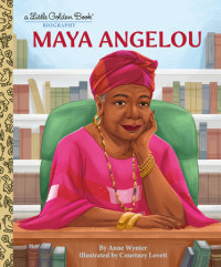 Book cover for Maya Angelou: A Little Golden Book Biography
