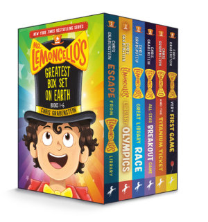 Cover of Mr. Lemoncello\'s Greatest Box Set on Earth: 6 Books!