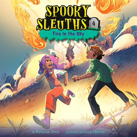Spooky Sleuths #4: Fire in the Sky Cover